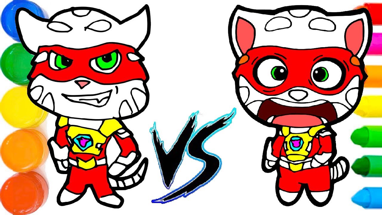 19 Talking Tom Superhero Coloring Pages - Printable Coloring Pages
