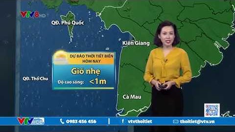 Bản tin thời tiết biển ngày 3/5/2020 | Vịnh Bắc Bộ mưa dông chỉ xảy ra vài nơi vào lúc chiều tối