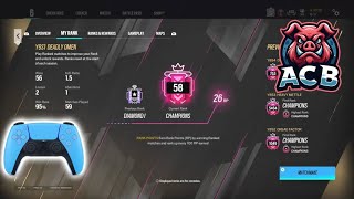 HITTING TOP 100 CHAMPION ON R6 CONSOLE + BEST SENS AND SETTINGS FOR (PS5\/XBOX)