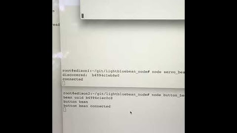 LightBlue Bean + Intel Edison + MQTT == IoT