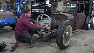How to Chop a 1938 1939 Ford Pickup Grill to fit a Hot Rod Model A