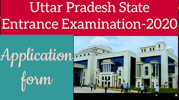 UPSEE-2020!!Application form... Apply now