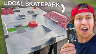 Re-making My Local Skatepark As A Fingerboard Park!