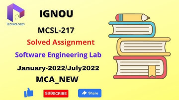 MCSL 217 Solved Assignment || MCA New || Jan-22/July-22 || IGNOU || DalalTechnologies