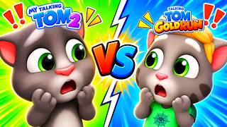 My Talking Tom 2 vs My Talking Tom Gold Run | Tom Tarantula Vs Tom 2 🧀🧀🧀 screenshot 5