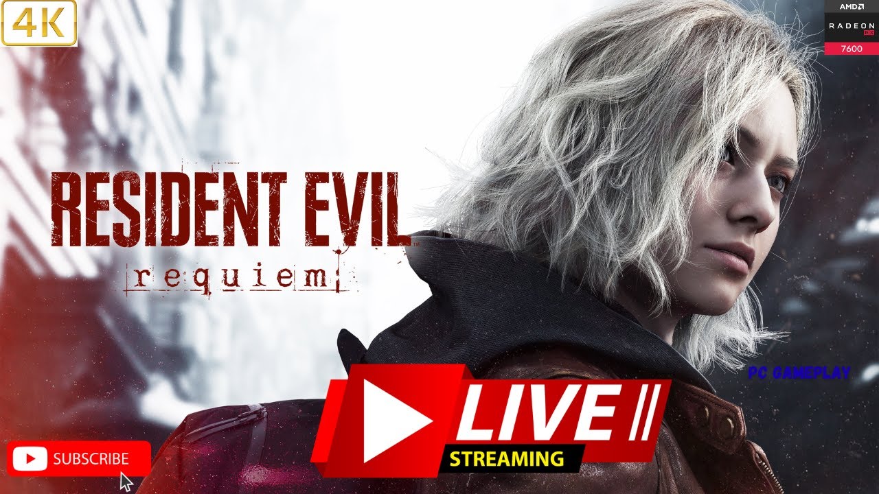 Resident Evil requiem Live Stream Gameplay - YouTube
