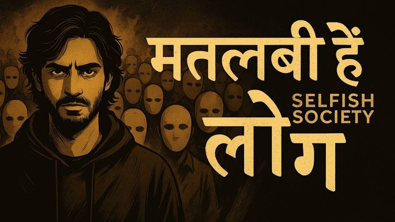 मतलबी हैं लोग | Selfish Society | Eye Opening Rap