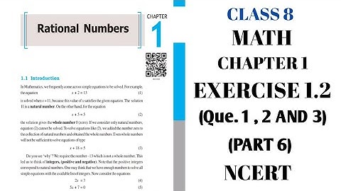 APS class 8 MATHS | Chapter 1 | RATIONAL NUMBERS  EXERCISE 1.2 QUE.1 , 2 AND 3 | PART6 @nksclasses