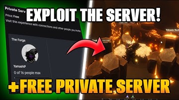 (ABUSE THIS NOW!) How to Abuse Private Server in The Forge ROBLOX