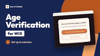 Details Add age verification widget to Wix Guide