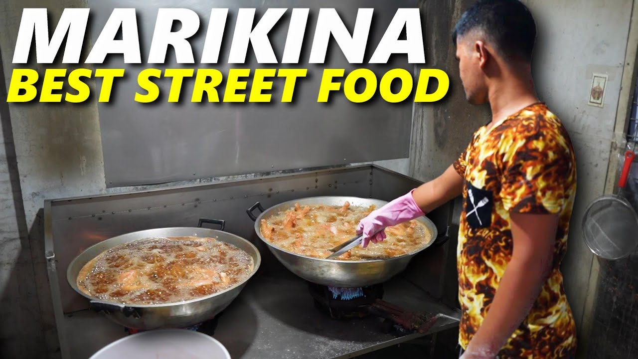 MARIKINA Street Food Tour (3 Must Try) Fried Chicken Jacuzzi, Pancit Lechon at Gotong Marikina