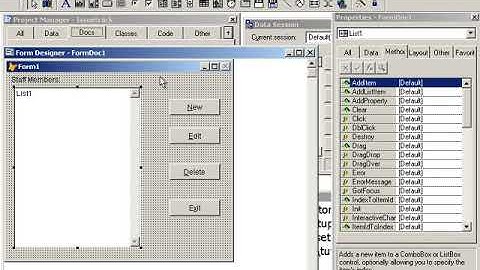 Learn Visual FoxPro @ garfieldhudson.com - Building a Simple Application - Pt. 2 (Lesson 25 of 30)