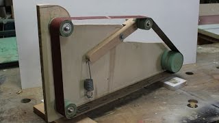 Belt Sander or Belt Grinder. Building the frame made of wood. In the next video I