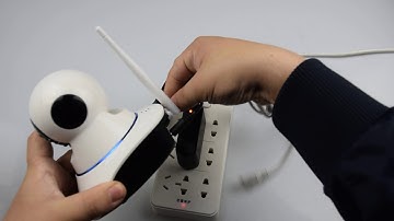 How to Configure VStarcam Security Camera C25 ethernet cable Connection