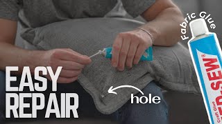 How To Fix Your Favorite Pillow With Speed-Sew Diy Pillow Repair