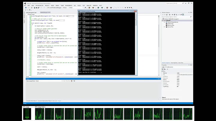 Hướng dẫn Intel Cilk Plus: Mergesort