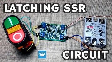 SSR latching switch circuit design with push buttons