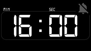 ⏰ TIMER 16 Minutes - Countdown - no Beep