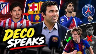 Deco REVEALS EVERYTHING! Julián, Ferran Exit, & Gordon Over Rashford