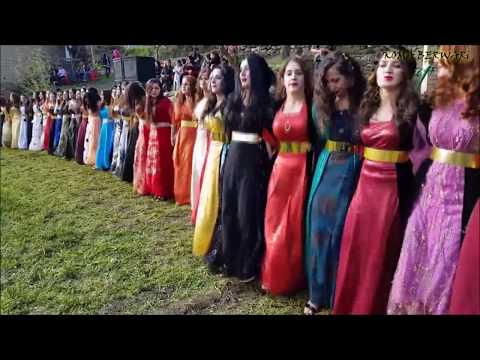 Курдские свадьбы Девушки курдской деревни