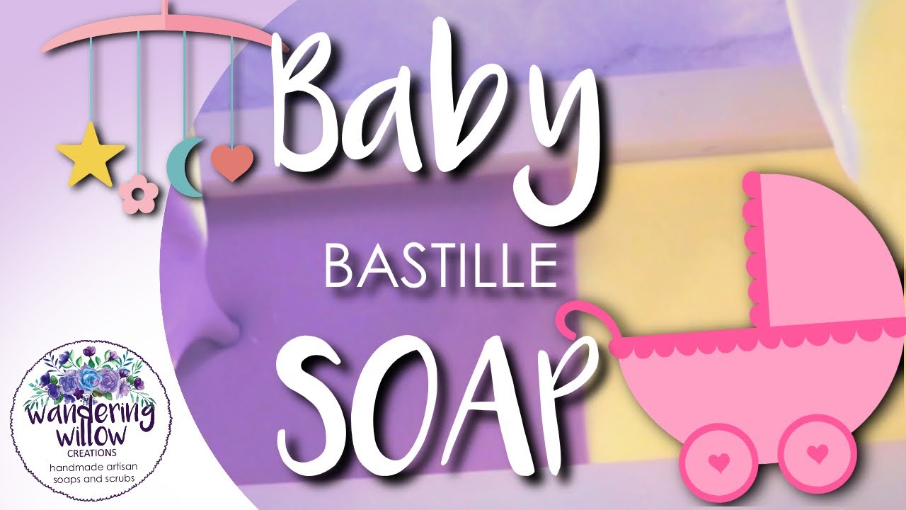 Lavender Baby Bastille Cold Process Artisan Soap