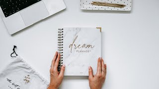 White Marble 2024 Dream Planner Unboxing