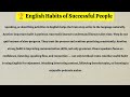 🏆 English Habits of Successful People. Daily English Habits That Make You Fluent 🔥