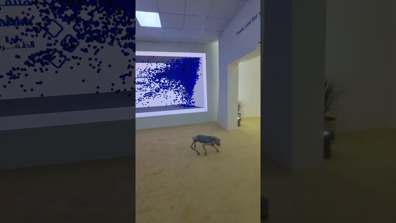 Anamorphic Interactive Particle LED Screen | Al Dhafra Hospital Health Forum 2024