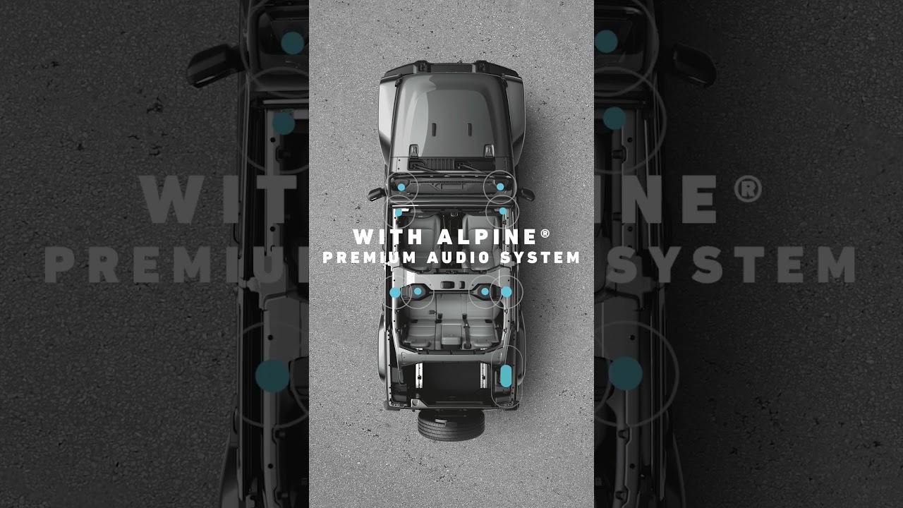 Jeep®️ Wrangler x Alpine Premium Audio