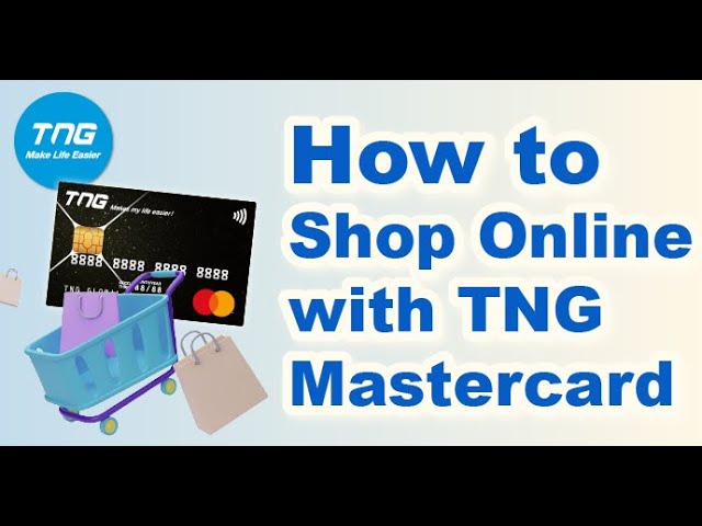 How To Shop Online With Tng Mastercard English Youtube