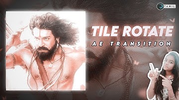 AE inspired tile rotate transition on alight motion tamil @WSTEditzTamil