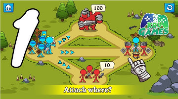 Stick Clash Gameplay Walkthrough #1 (Android, IOS)