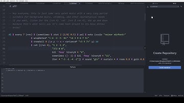TidalCycles: Quiet background music