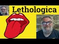 😎 Lethologica Meaning - Lethologica Defined - Lethologica Defined - Lethologica Examples Lethologica