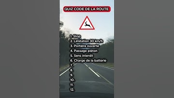 Quiz du code de la route 2024 #permisdeconduire #quiz #codedelaroute #automobile #bordeaux  #examen
