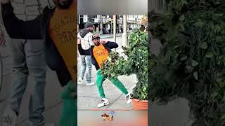 Best bushman prank reaction #fouryou #fyp #tiktok #prank #happy #funny #people #bushman