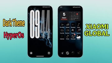 📱HYPER OS DARK  ICONS THEME FOR HYPER OS 1/2/3 AND MIUI  BEAUTIFUL ICON PACK 