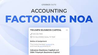 Add Factoring Company Notice of Assignment | Quick Guide to Carrier RUTE