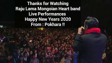 Mongolian Heart ♡( Raju lama ) Live Performance NEW YEAR 2020_From : POKHARA // NGYASUR TV NEPAL