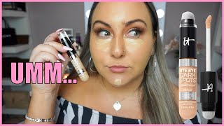 WTF *new* IT COSMETICS Bye Bye Dark Spots Concealer + Serum REVIEW!!