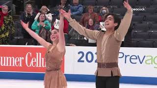 Olivia Flores / Luke Wang 2024 US Nationals Free Skate