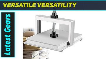 Ultimate A4/A3 Bookbinding Press Machine: 1500Kg Flattening Power!