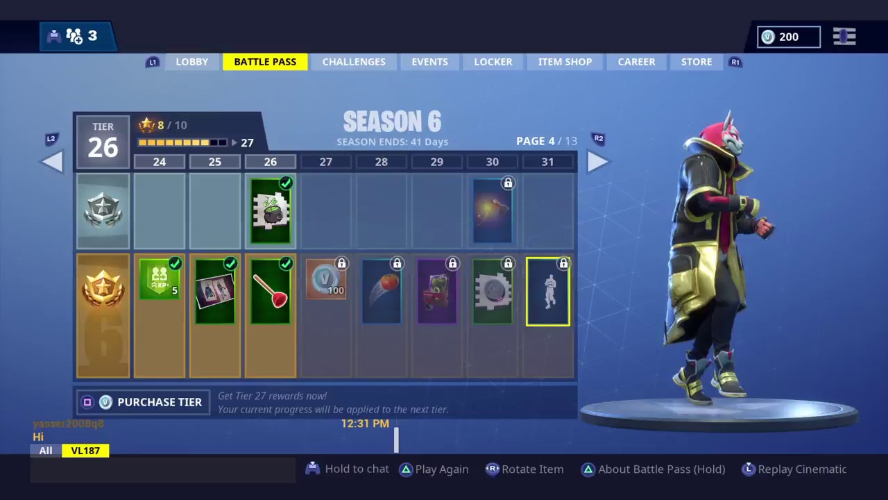 Running man challenge in FORTNITE v2