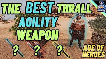 Conan exiles age of heroes The best thrall agility weapon 2024
