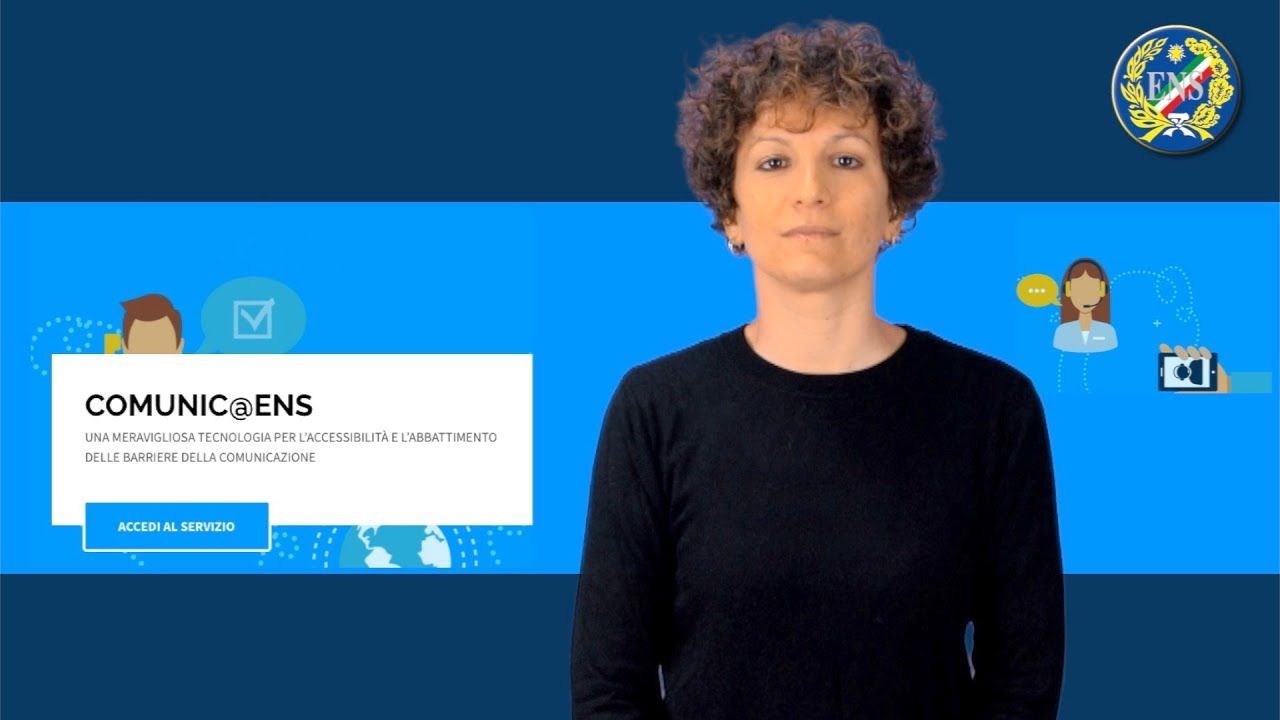 E' attiva la nuova APP del Comunic@ENS: dal 10 Febbraio 2022 il servizio di  Video Chat LIS attivo in tutta Italia.