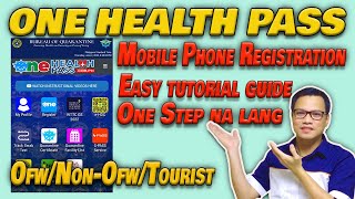 🔴ONE HEALTH PASS REGISTRATION _ Mobile Phone Step by Step Tutorial (Tagalog) screenshot 5