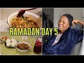 I MISS HIM ☹️ HE WENT BACK | Ramadan Day 5 Cooking Egusi Soup and Pounded Yam For Iftar