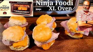 Ham & Cheese Biscuits Ninja Foodi XL PRO Air Fryer Oven | New Ninja Large Countertop Oven for 2020