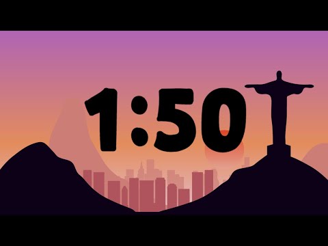 1 Minute 50 Second Countdown Timer with Soundeffect