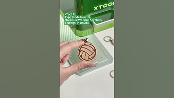 Laser Cut a Sporty keychain with xTool F1 Laser